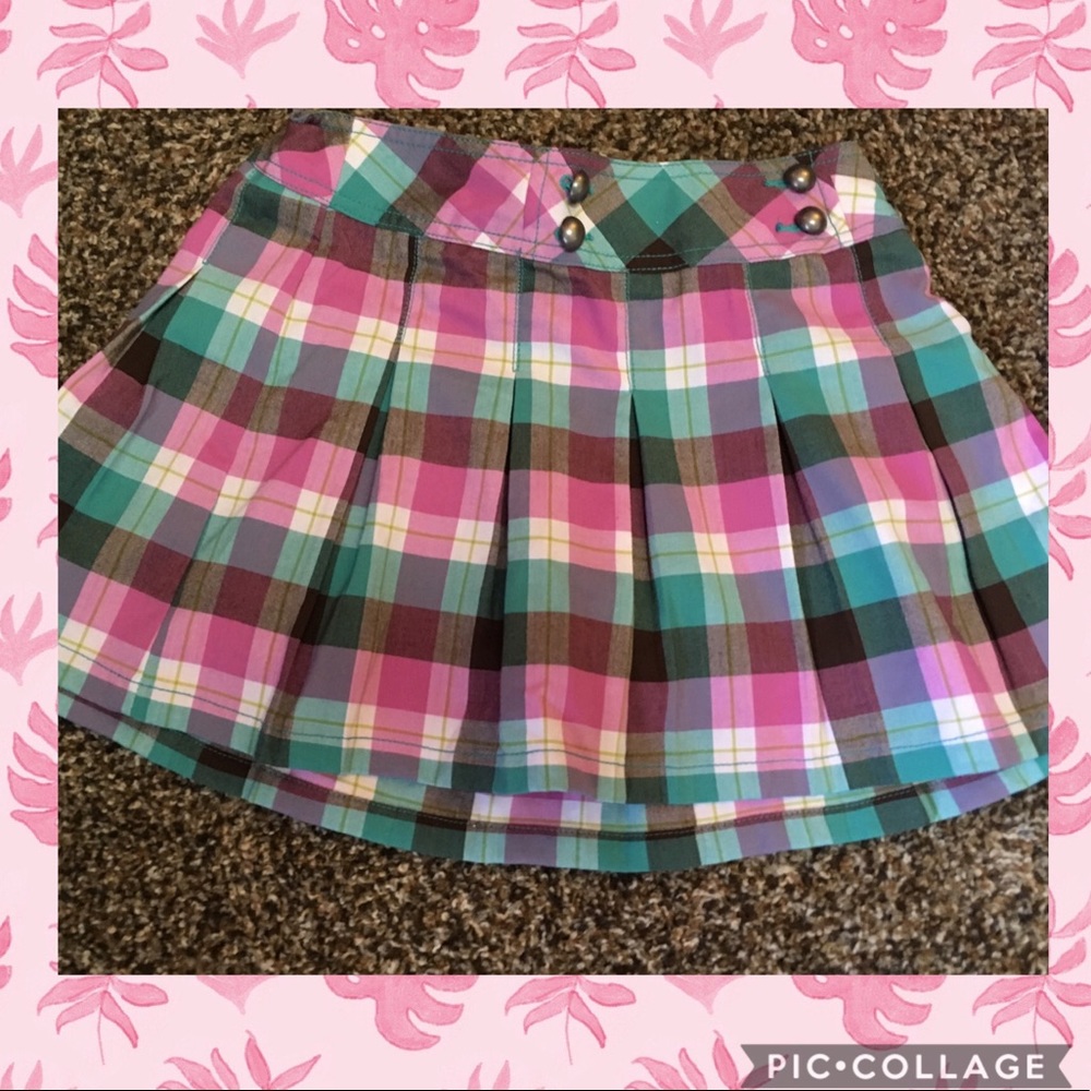 Girls Cherokee Plaid Skort. NWT